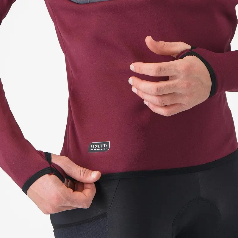 Unlrd Roam Hoodie Bordeaux/Grau Größe XS #4
