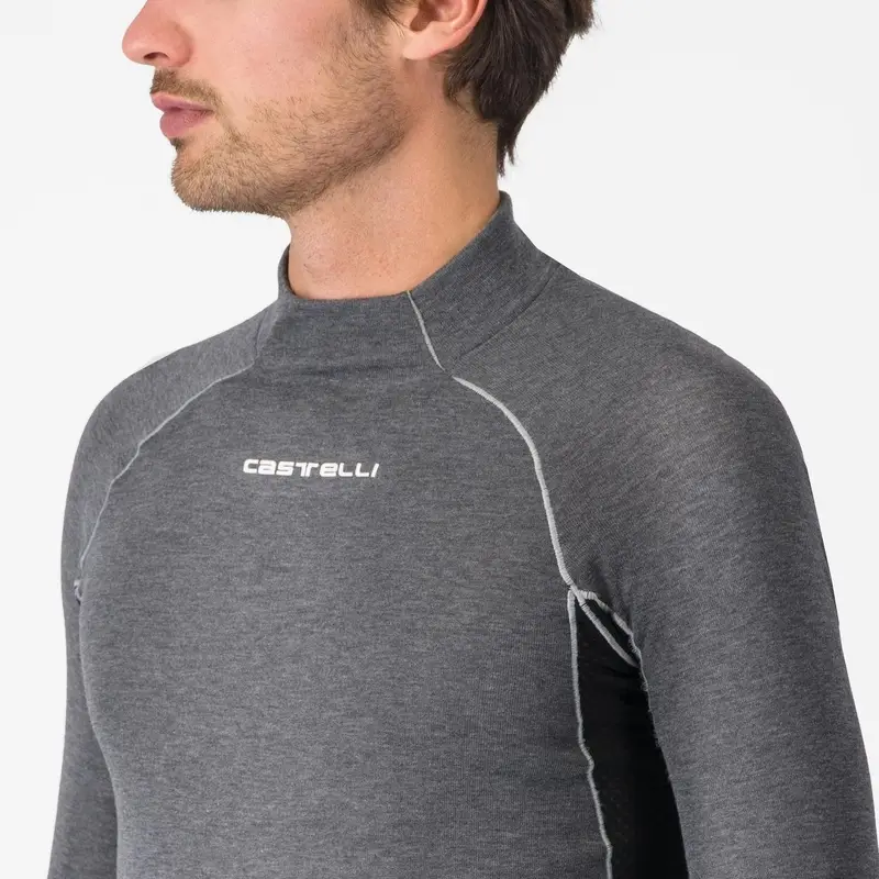 Maglia Intima Termica A Maniche Lunghe Flanders 2 Grigio Taglia XS #2
