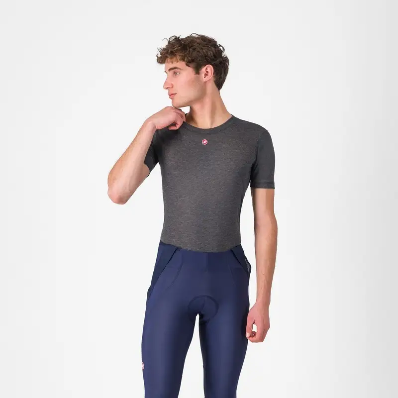 Maillot de corps à manches courtes gris moyen Taille XS - image