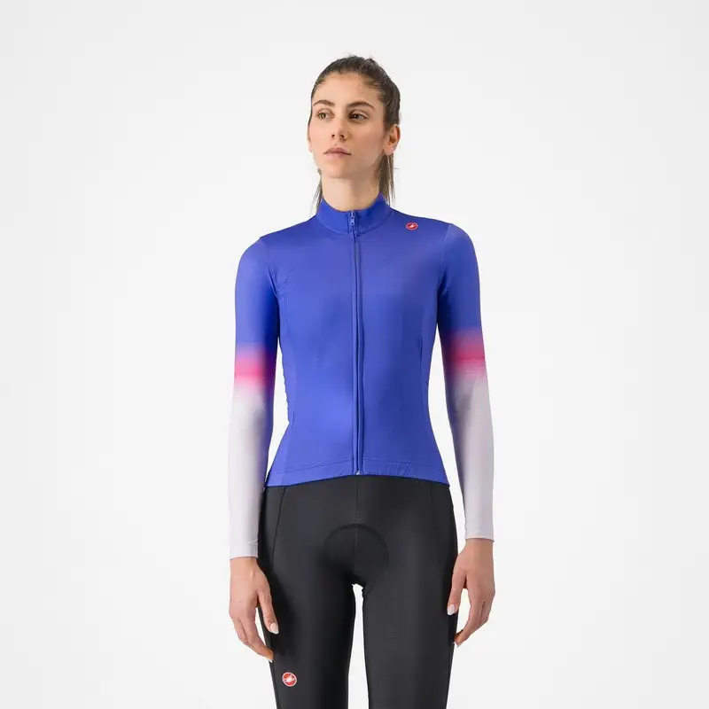 <p>Chemise Manches Longues Corso Thermal Bleu/Bleu Clair Taille XS</p> - image