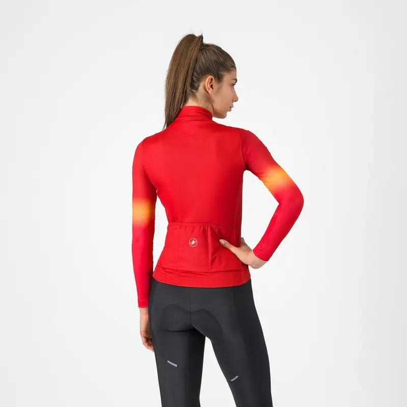 Maglia À Manches Longues Corso Thermal Rouge/Orange Taille XS #1