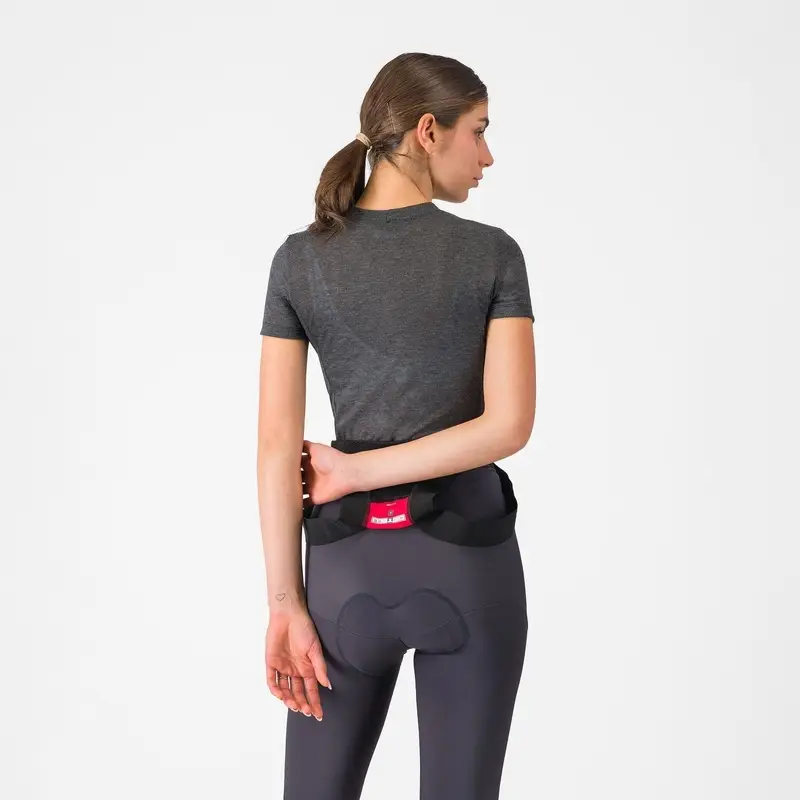 Maillot de Corps à Manches Courtes Moyen Femme Gris Taille XS #1