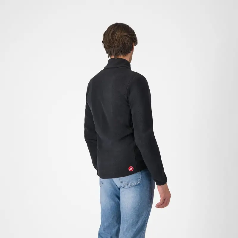 Felpa Classico Fleece Nero Taglia XS #1