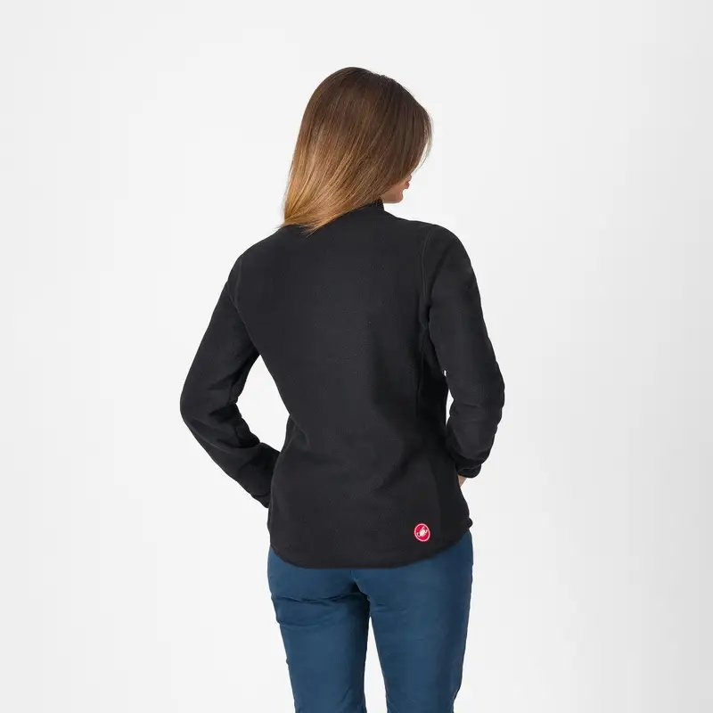 Felpa Classico Fleece Donna Nero Taglia XS #1