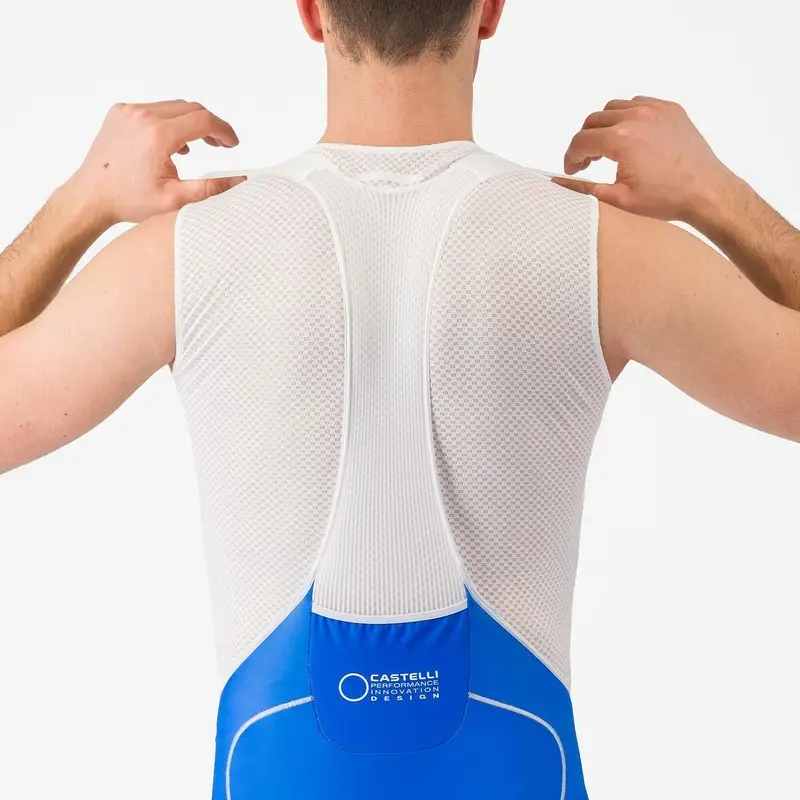 Salopette Corta Strada Free Aero Race S Kit Azzurro Italia/Gris Plata Talla S #3