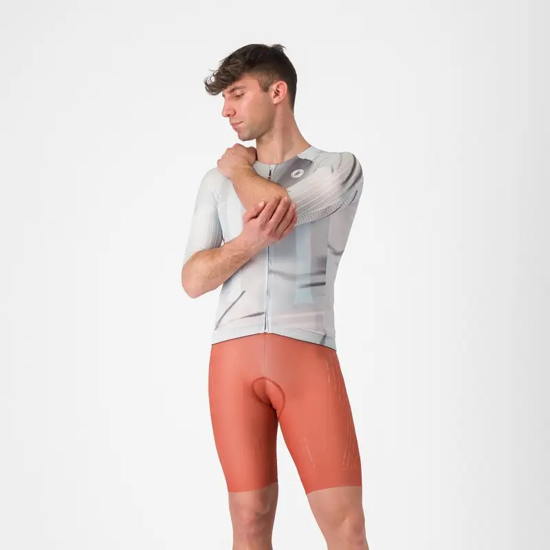 Salopette Corta Strada Free Aero Race S Kit Paprika/Elmwood Talla S - image