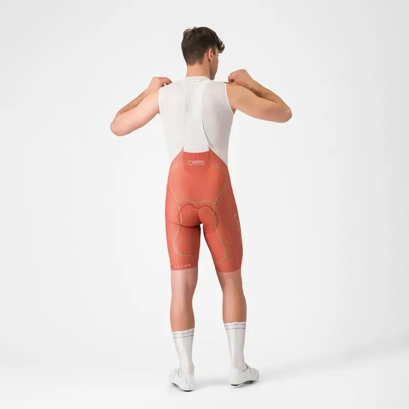 Salopette Corta Strada Free Aero Race S Kit Paprika/Elmwood Talla S #6