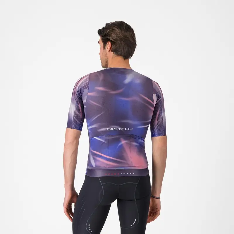 Strada Kurzarmtrikot Aero Race 8s Night Shade/Rosa Giro Größe S #1