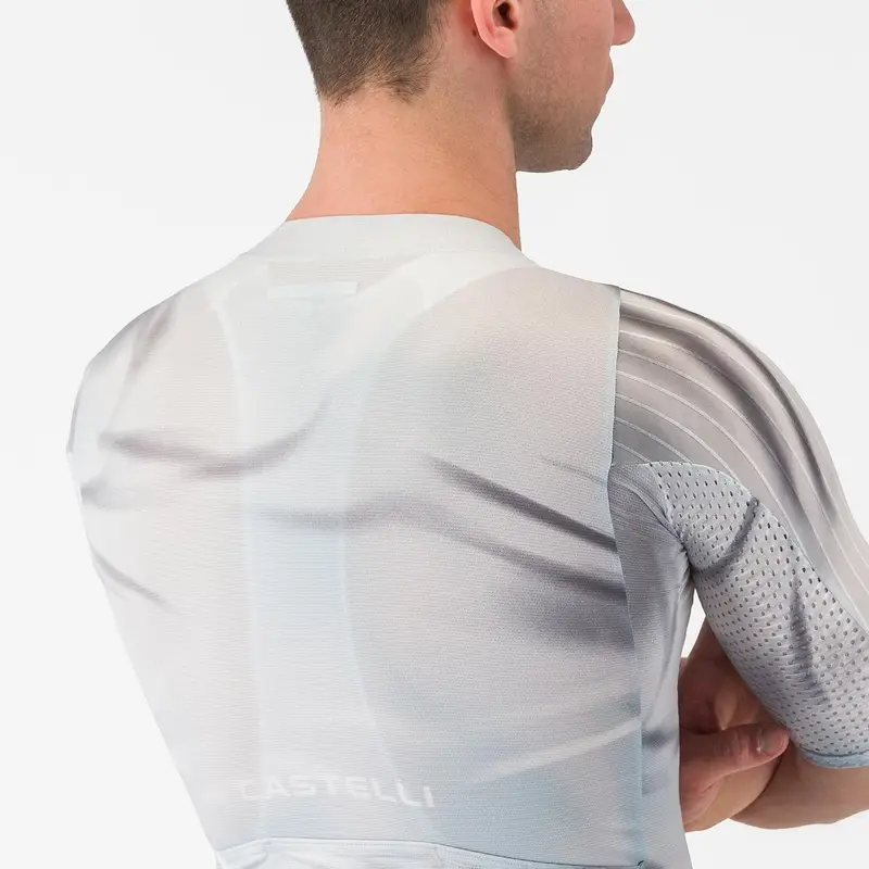 Road Short Sleeve Jersey Aero Race 8s Silver Gray/Smoky Gray Size 3XL #5