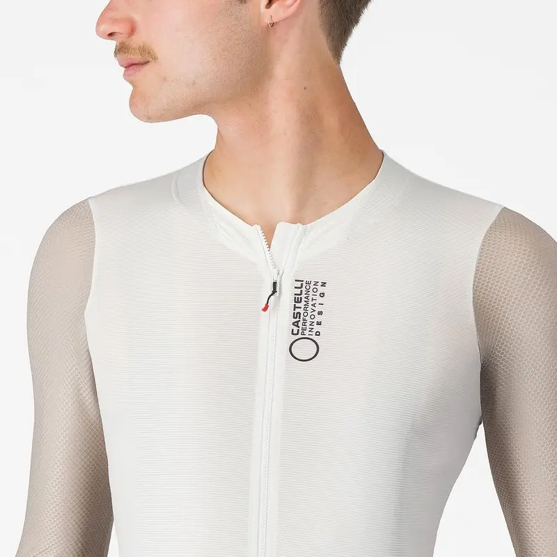 Road Long Sleeve Jersey Correct Ls Ivory/Beige-Black Size S #2