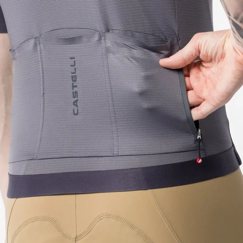 Road Short Sleeve Jersey Espresso 2 Smoky Gray Size M #3