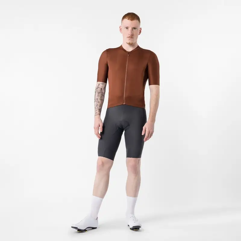 Camisola Estrada Manga Curta Jersey Espresso 2 Mocha Profundo Tamanho XS #5