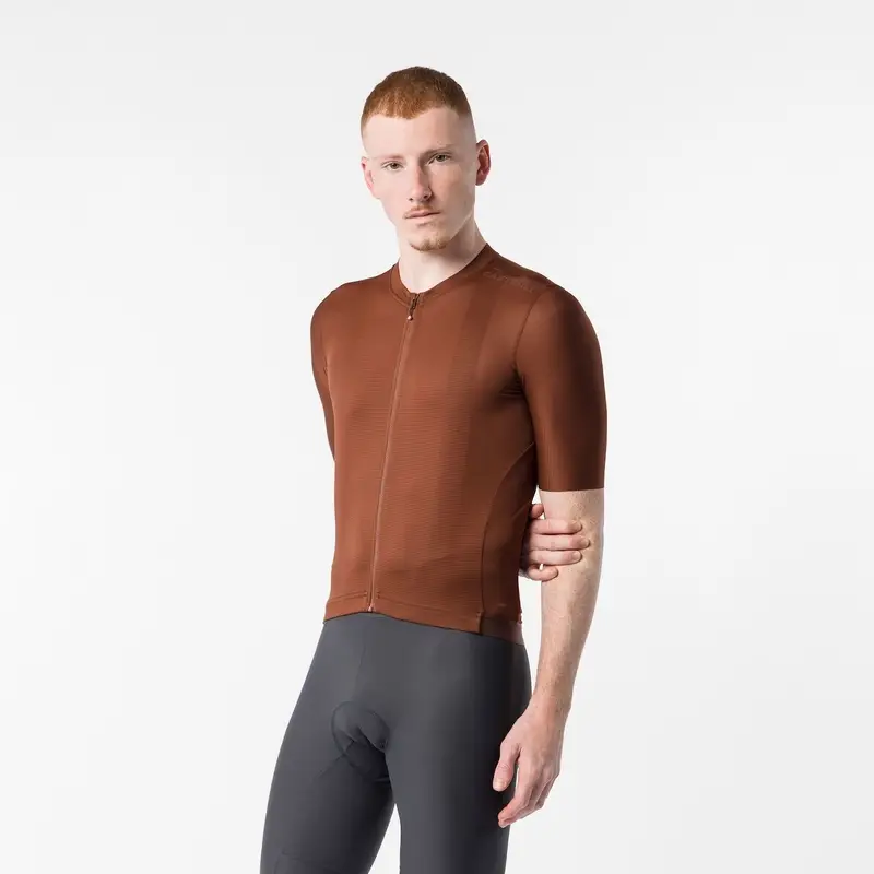 Camisola Estrada Manga Curta Jersey Espresso 2 Mocha Profundo Tamanho XXL - image