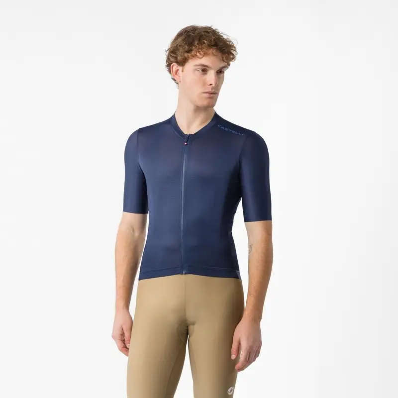 Strecken-Trikot Kurzarm-Jersey Espresso 2 Belgian Blue Größe XXL - image