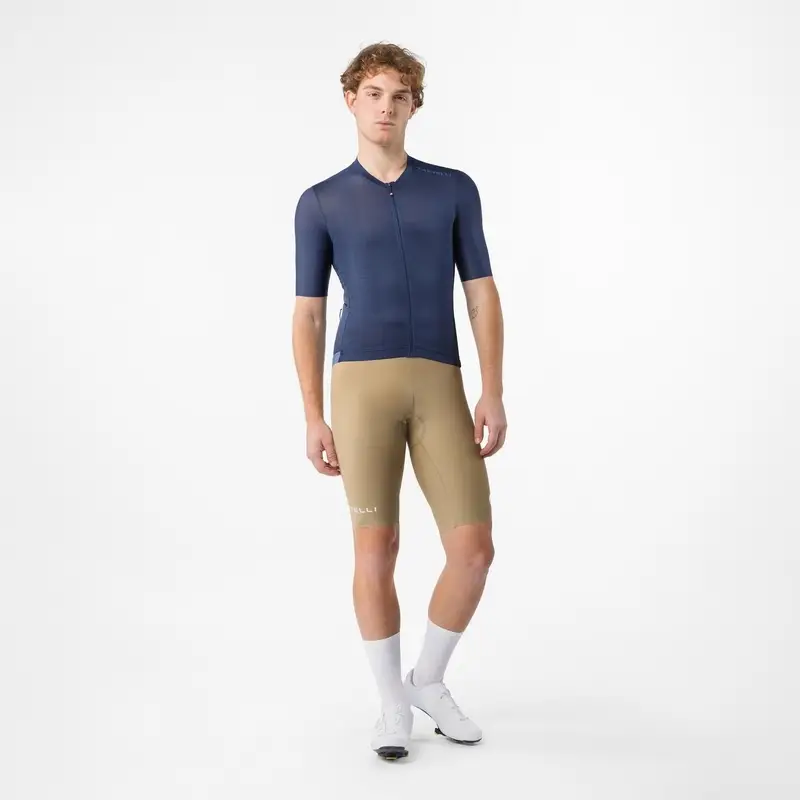 Strecken-Trikot Kurzarm-Jersey Espresso 2 Belgian Blue Größe XXL #5