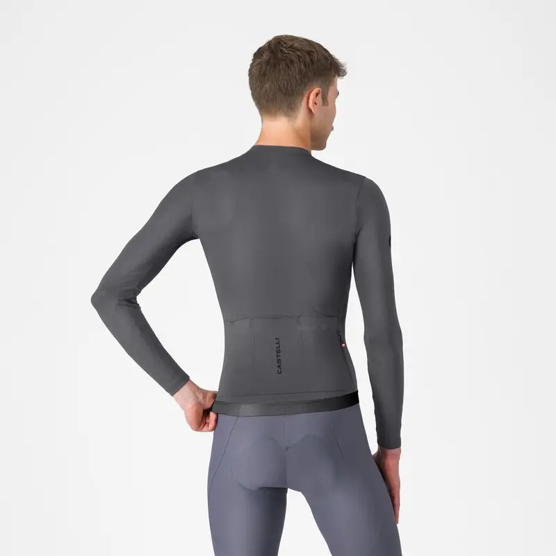 Strada Langarm Trikot Jersey Espresso 2 Ls Smoky Gray Größe XS #1