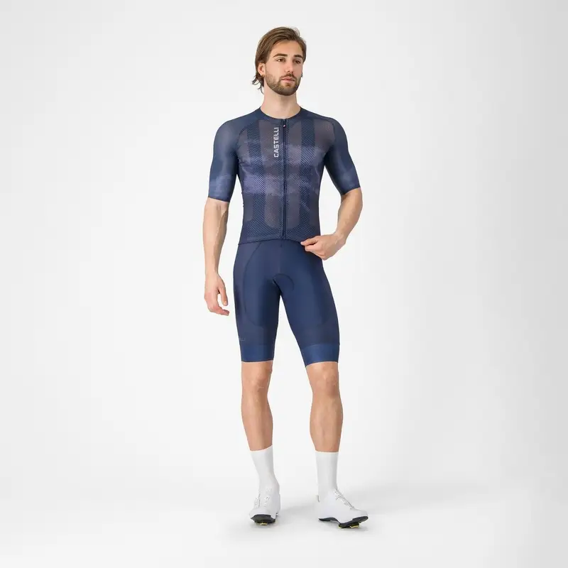 Strecken-Trikot Kurzarm-Jersey Climbers Belgian Blue/Winter Sky Größe XS #4