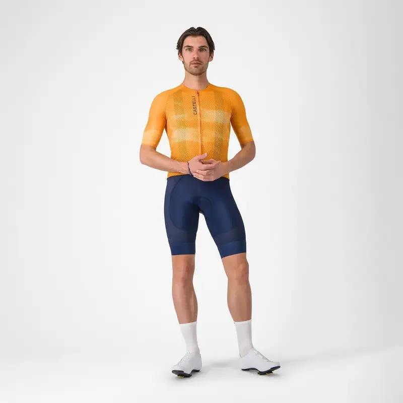 Road Short Sleeve Jersey Climbers Vivid Orange/Smoky Gray Size 3XL #5