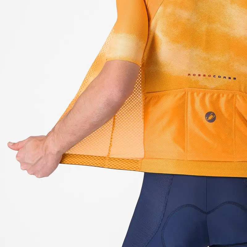 Strecken-Trikot Kurzarm-Jersey Climbers Vivid Orange/Smoky Gray Größe XXL #3