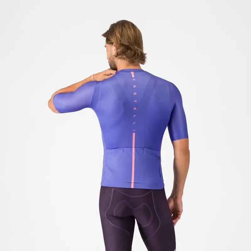 Road Short Sleeve Jersey Solid Color Logo Ultraviolet/Pink Giro Size 3XL #1