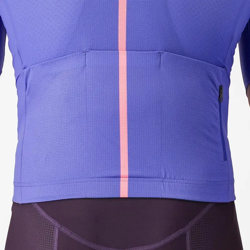 Road Short Sleeve Jersey Solid Color Logo Ultraviolet/Pink Giro Size 3XL #3