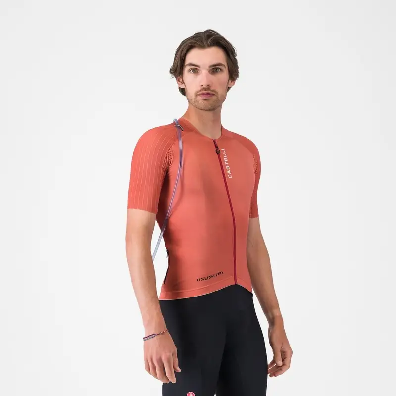 Road Short Sleeve Jersey Unlimited Pro 2 Paprika Size M - image