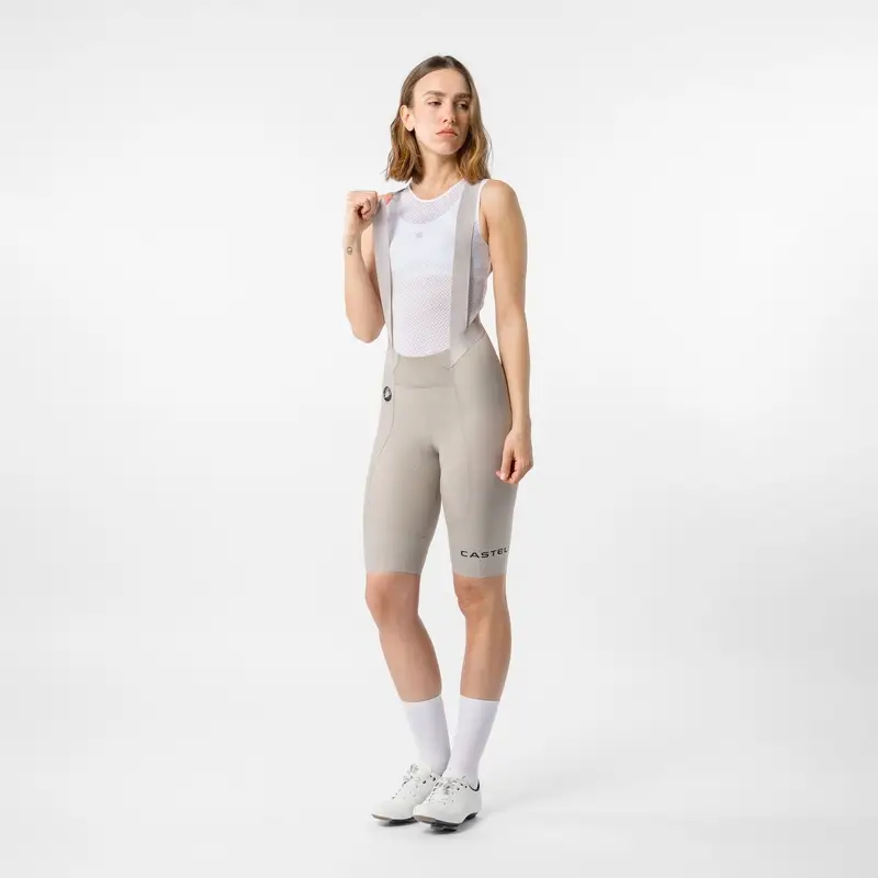 Salopette courte Strada Espresso 2 Femme Beige Taille L #5