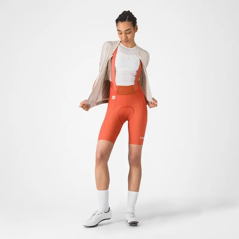 Kurze Express 2 Damen-Overalls Paprika Größe M #7