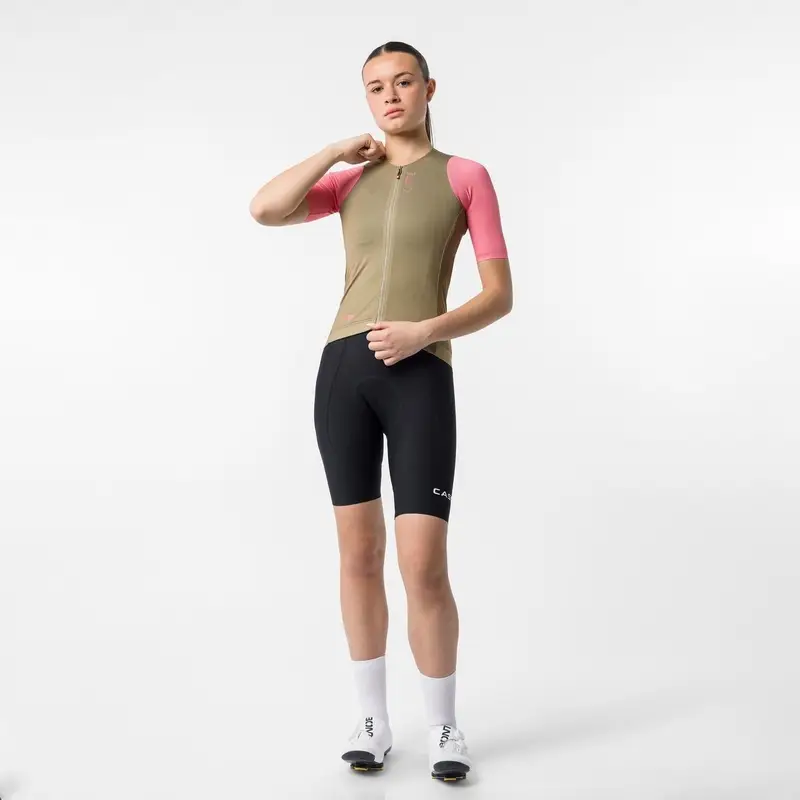 Road Short Sleeve Jersey Correct Woman Elmwood/Pink Giro Size XS #5