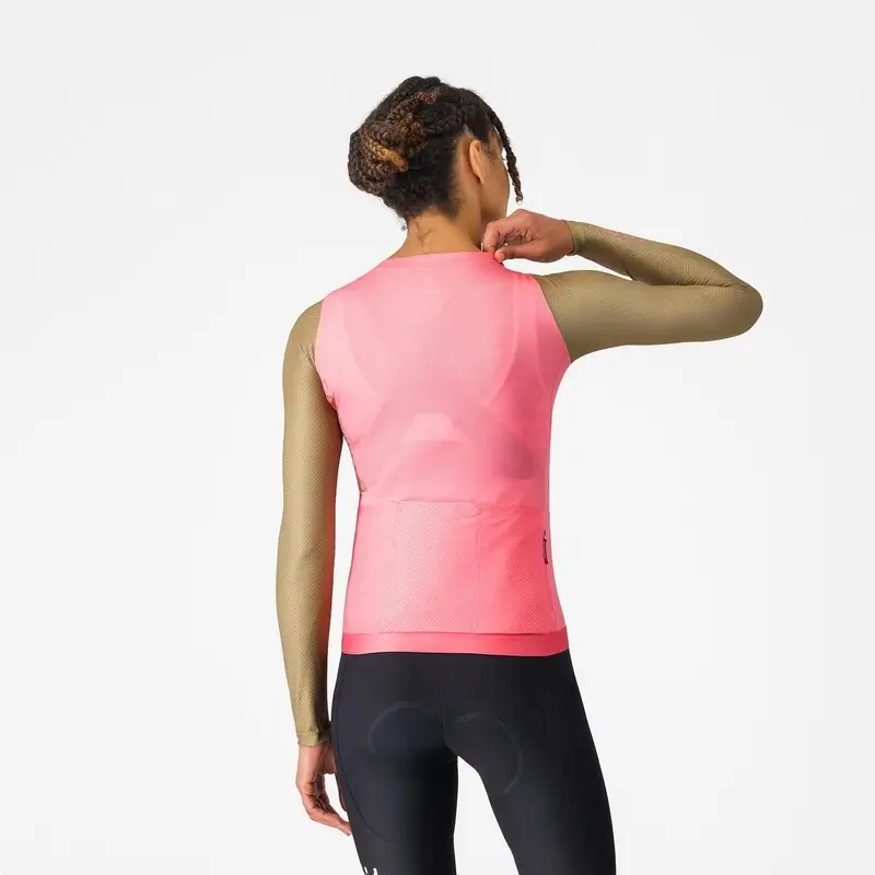 Maillot de Route Manches Longues Maillot Juste Femme Rose Giro/Elmwood Taille L #1