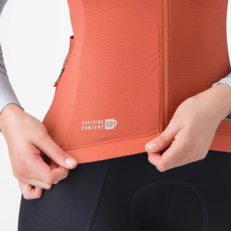 Road Long Sleeve Jersey Correct Woman Paprika/Winter Sky Size XS #3