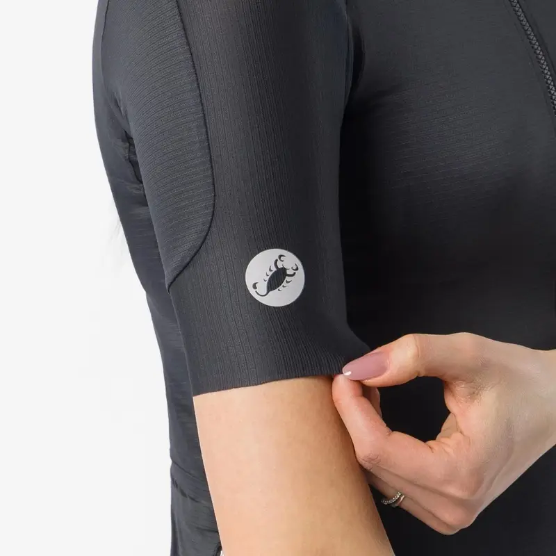 Road Short Sleeve Jersey Espresso 2 Women Black Size M #4