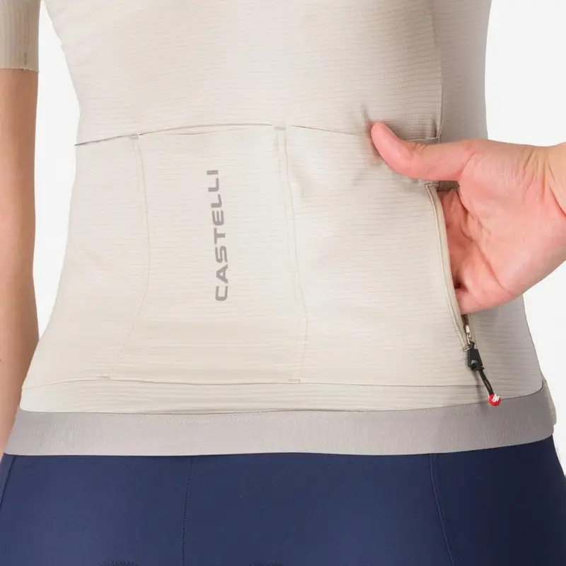 Maillot de Route Manches Courtes Jersey Espresso 2 Femme Gris Taille S #3