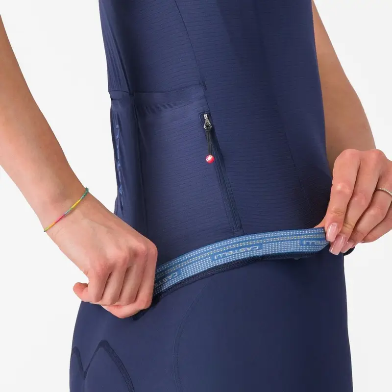 Road Short Sleeve Jersey Espresso 2 Women Belgian Blue Size L #5