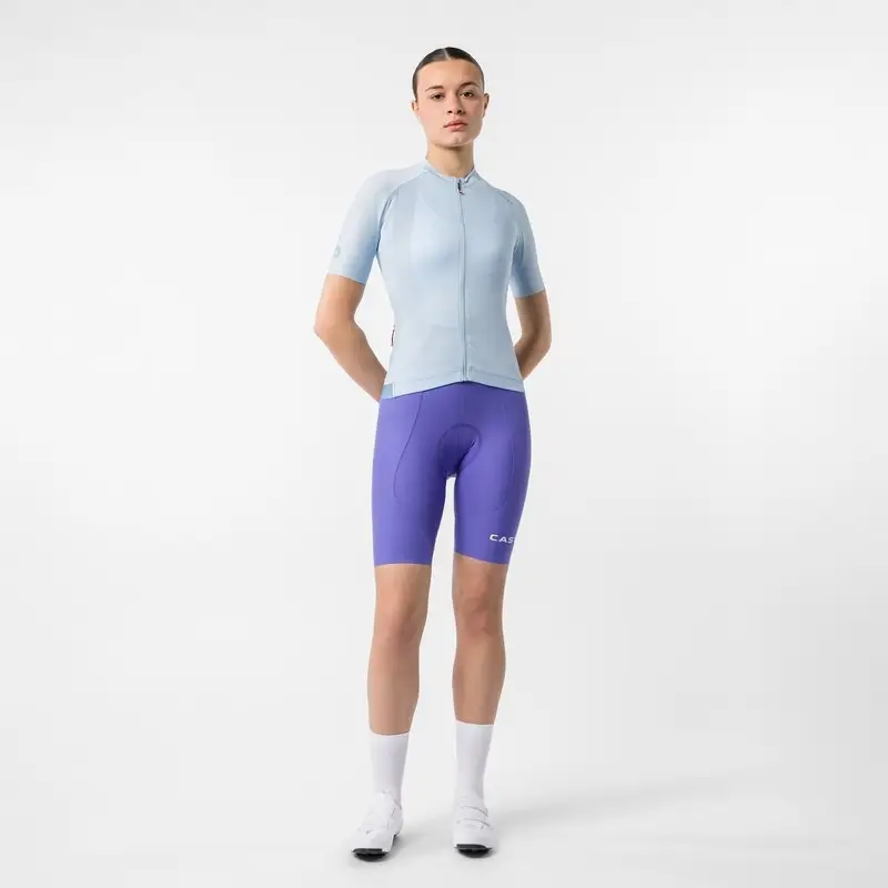 Road Short Sleeve Jersey Espresso 2 Women Winter Sky Size S #5