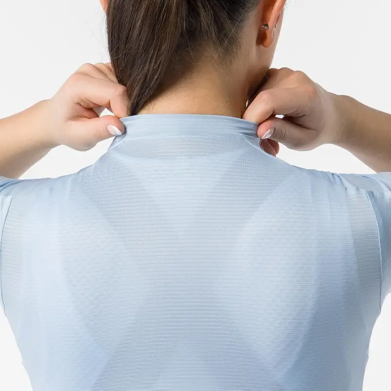 Camisola Estrada Manga Curta Jersey Espresso 2 Mulher Winter Sky Tamanho XL #4