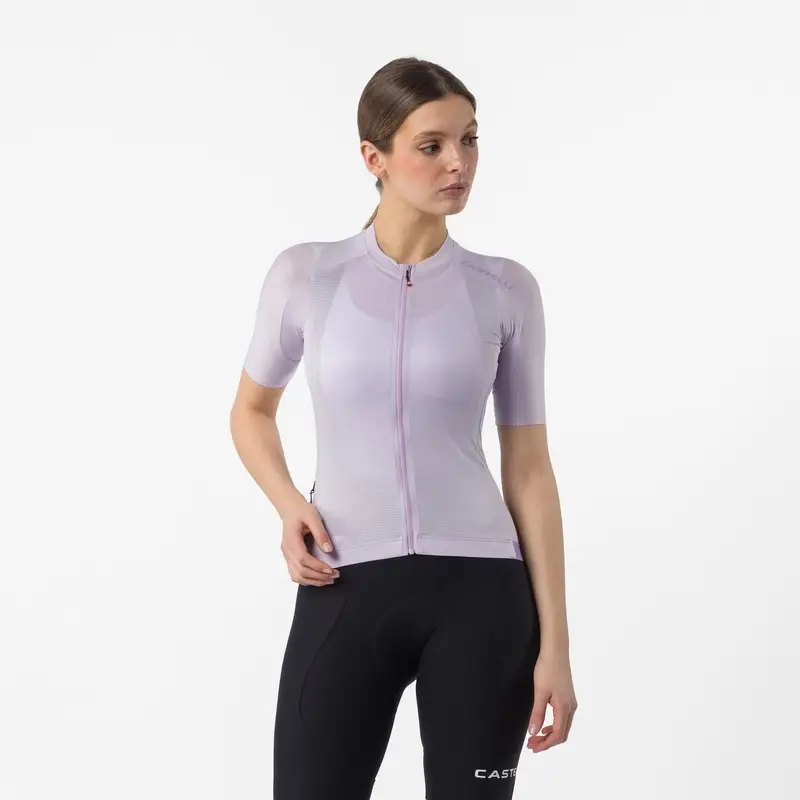 Strada Kurzarmtrikot Jersey Espresso 2 Damen Purple Mist Größe M - image