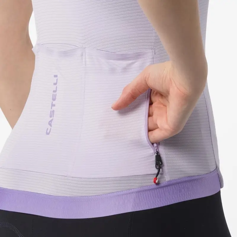 Strada Kurzarmtrikot Jersey Espresso 2 Damen Purple Mist Größe XS #3