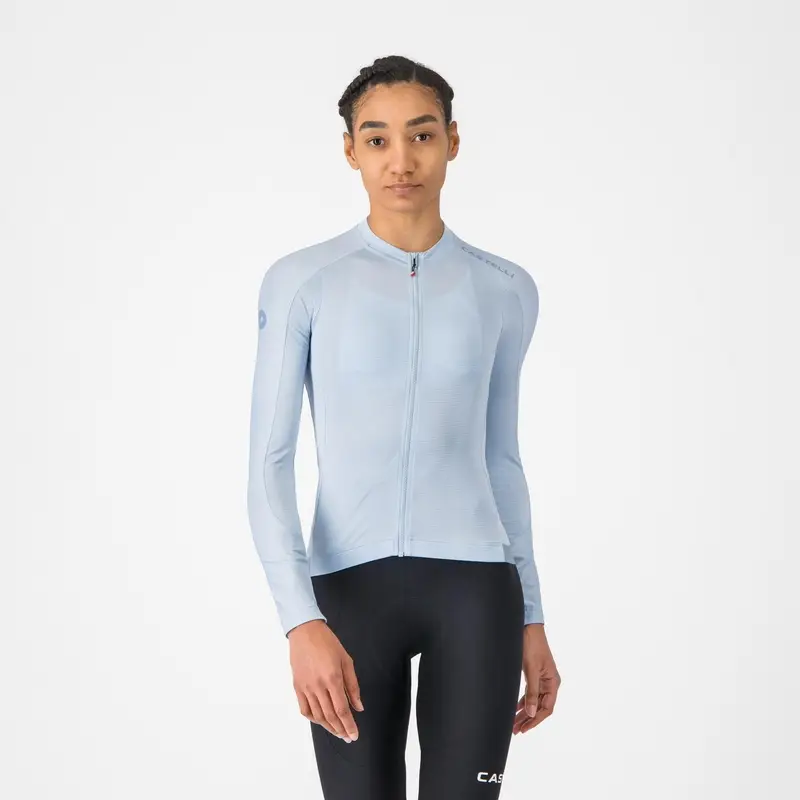 Maillot de Route Manches Longues Jersey Espresso 2 Femme Winter Sky Taille L - image