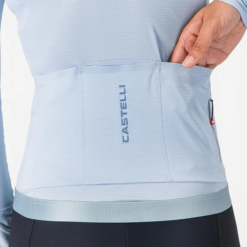 Strada Langarm Trikot Espresso 2 Damen Winter Himmel Größe XL #4