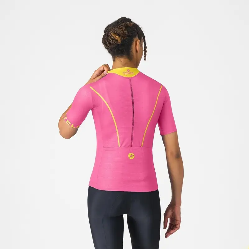 Strada Kurzarmtrikot Jersey Anima Flow Damen Rosa Giro/Mango Mojito Größe S #1