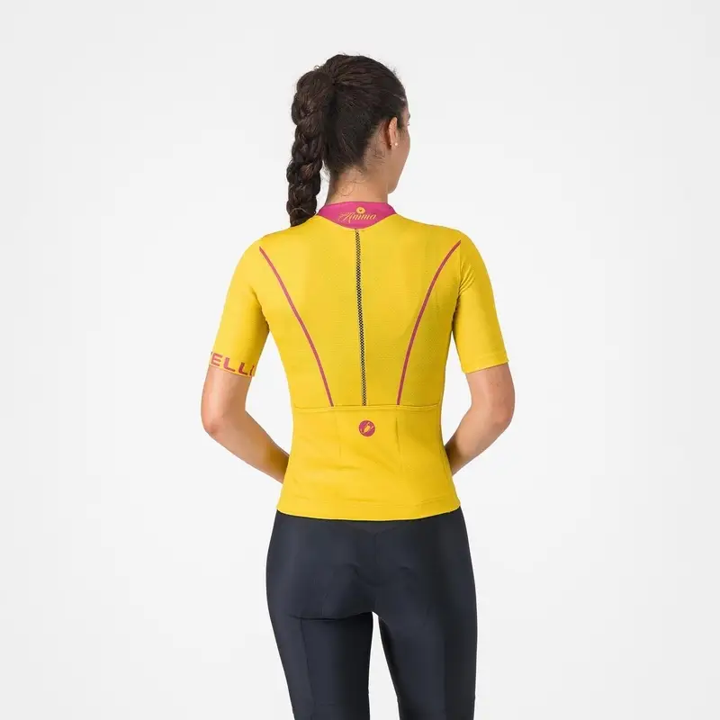 Camisola Estrada Manga Curta Jersey Anima Flow Mulher Mango Mojito/Violet Pink Tamanho XL #1