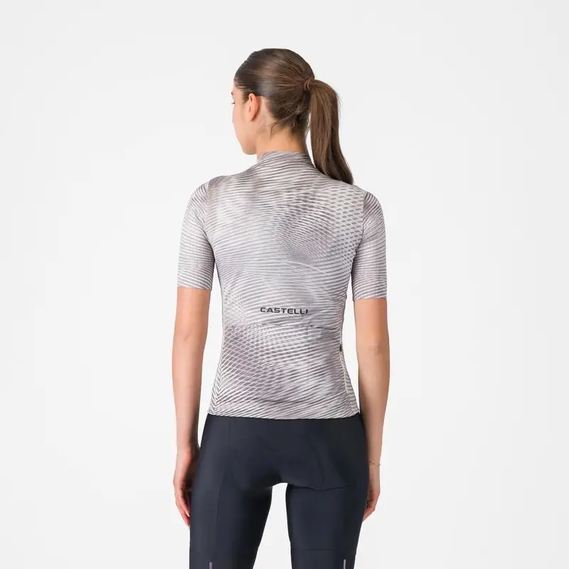 Frauen Kurzarm Jersey Cosmic Vortex Grau Größe L #1