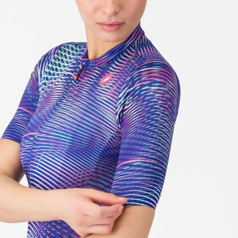 Straßen-Trikot Kurzarm-Jersey Cosmic Vortex Damen Multicolor Ultraviolet Rose Größe XS #2