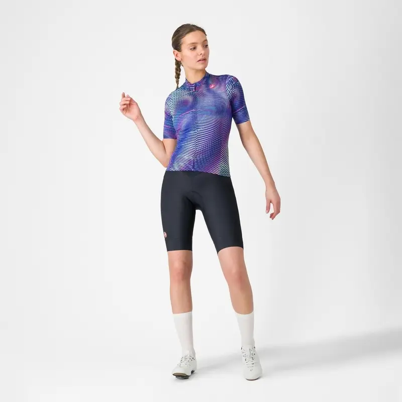 Straßen-Trikot Kurzarm-Jersey Cosmic Vortex Damen Multicolor Ultraviolet Rose Größe XS #5