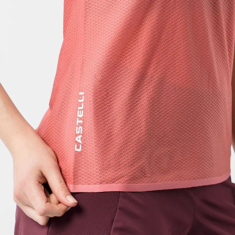 Camiseta de Carretera Comfort Travel Mesh Mujer Rosa Desvanecido Talla XL #3