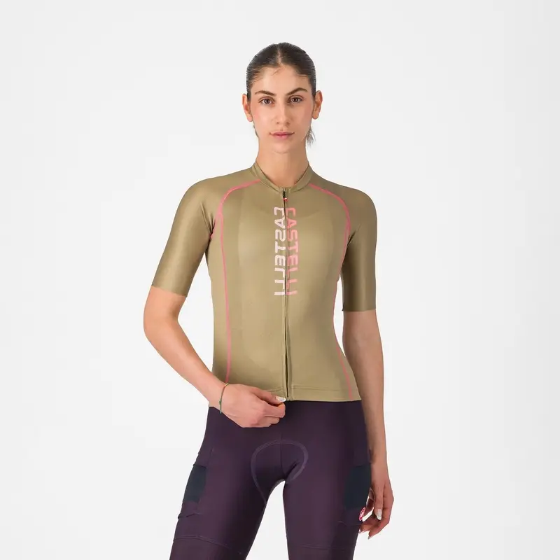 Maillot Route Manches Courtes Jersey Unlimited 2 Femme Elmwood/Rose Giro-Light Pink Taille M - image