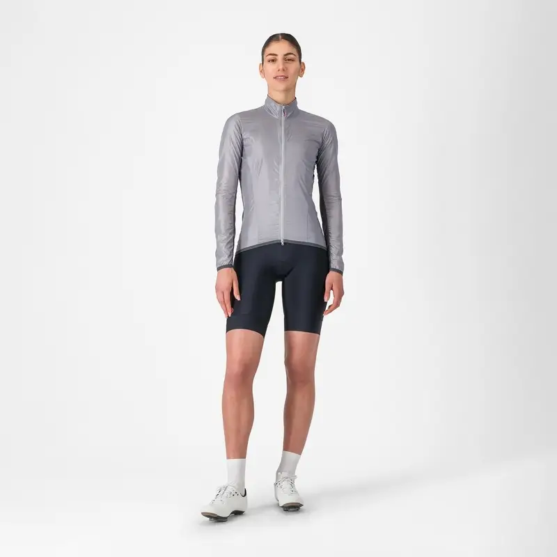 Aria Shell 2 Jacke Damen Silbergrau Größe L #7