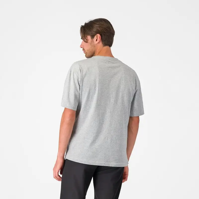 T-Shirt Innovation Logo Melange Grau Größe S #1