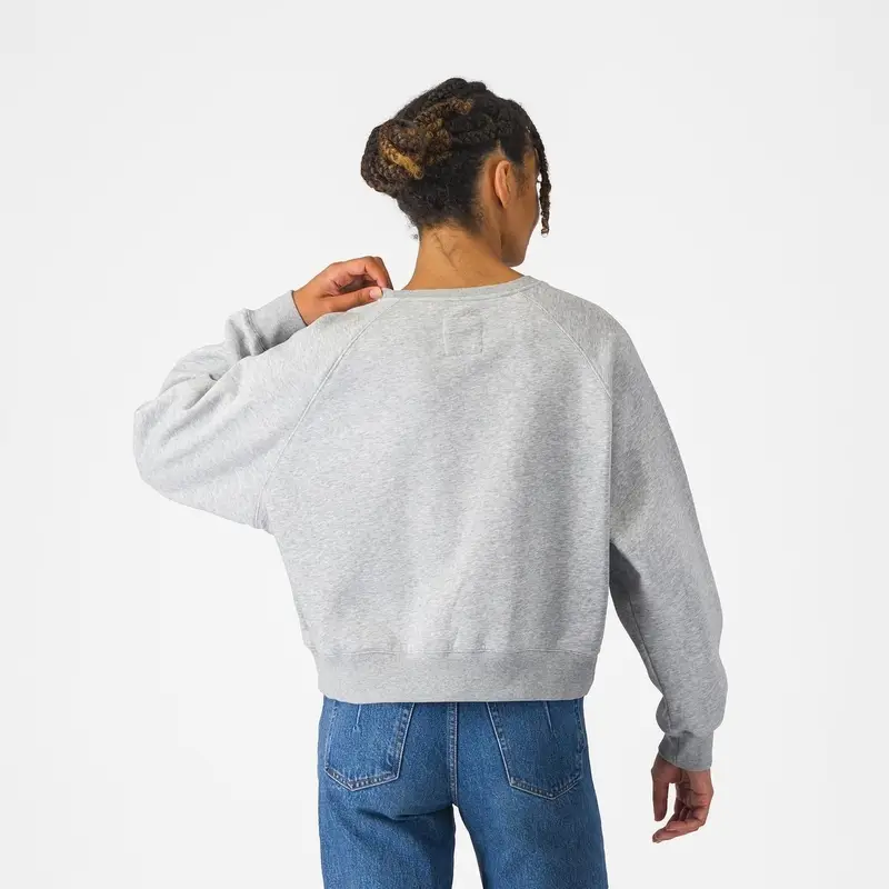 Suéter Logo Mulher Melange Cinza Tamanho XS #1